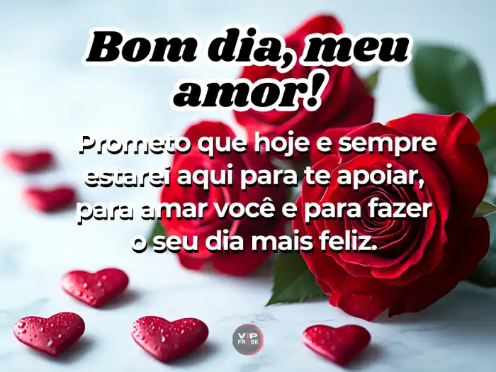 Mensagens de bom dia amor: Estarei aqui, feliz por você