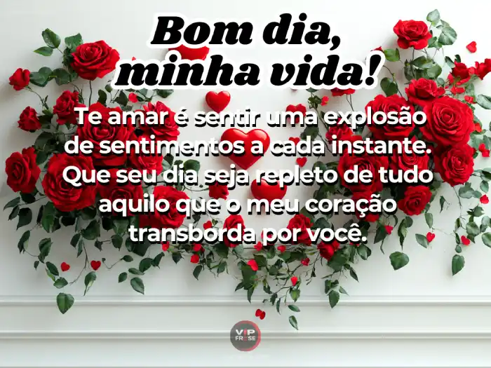 Mensagens de bom dia amor: explosão de sentimentos