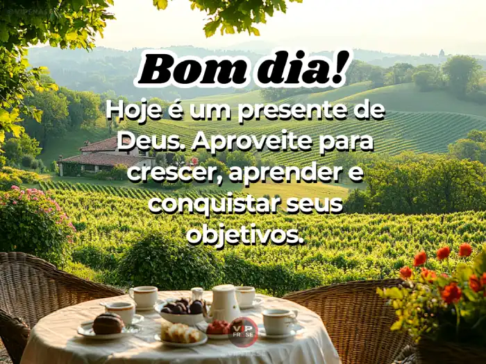Mensagens de bom dia bíblico - O presente de Deus em nossas vidas.