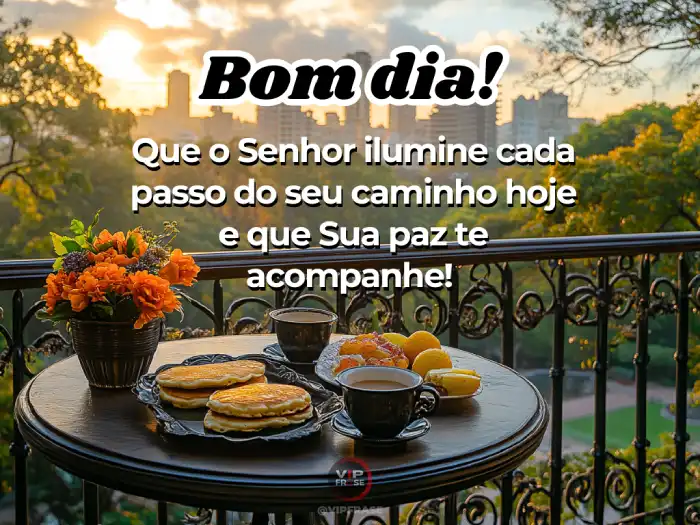 Mensagens de bom dia bíblico - Senhor, ilumine cada passo.