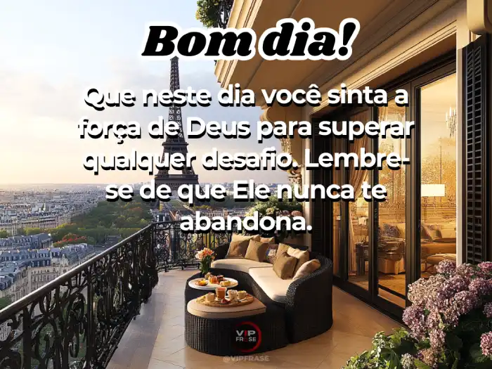 Mensagens de bom dia bíblico - Superando desafios com fé.