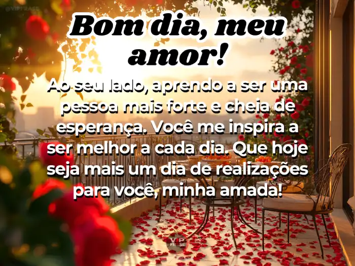 Mensagens de bom dia namorada, amor e carinho todas as manhãs.