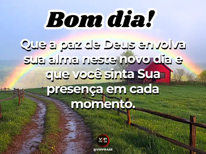 Frases de bom dia com Deus para reconhecer a presença divina em cada momento do seu dia.