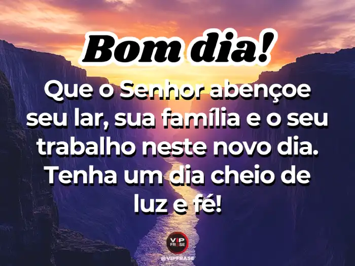 Mensagens de bom dia amigos, pedindo bênçãos para o lar e a família.