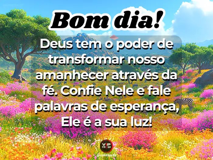 Frases: Confie Nele e Renove Sua Esperança.