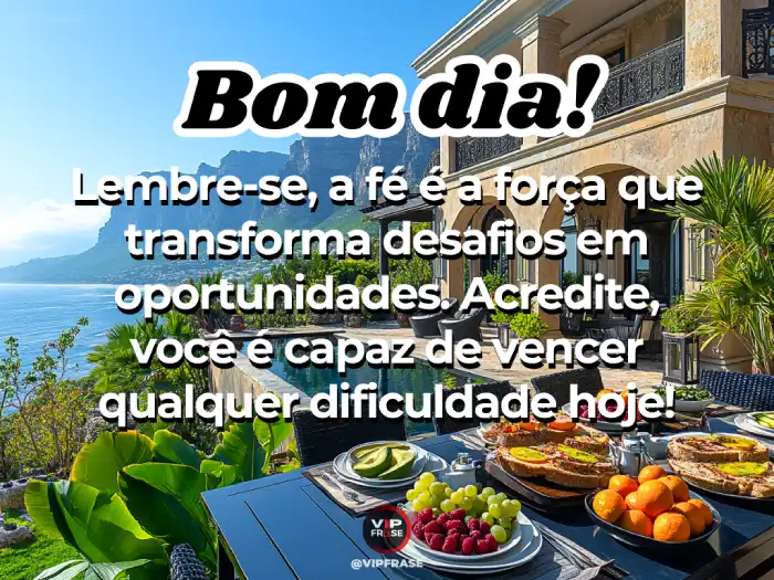 Frase para vencer qualquer dificuldade com coragem e esperança.