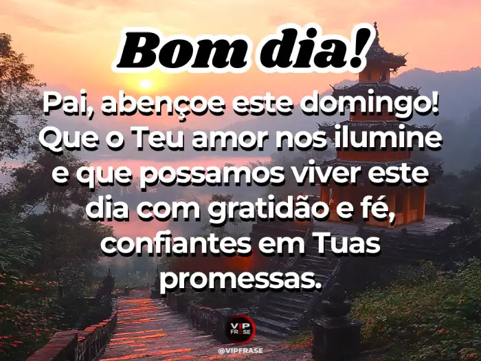 Frases: Abençoado com gratidão e fé para começar a semana