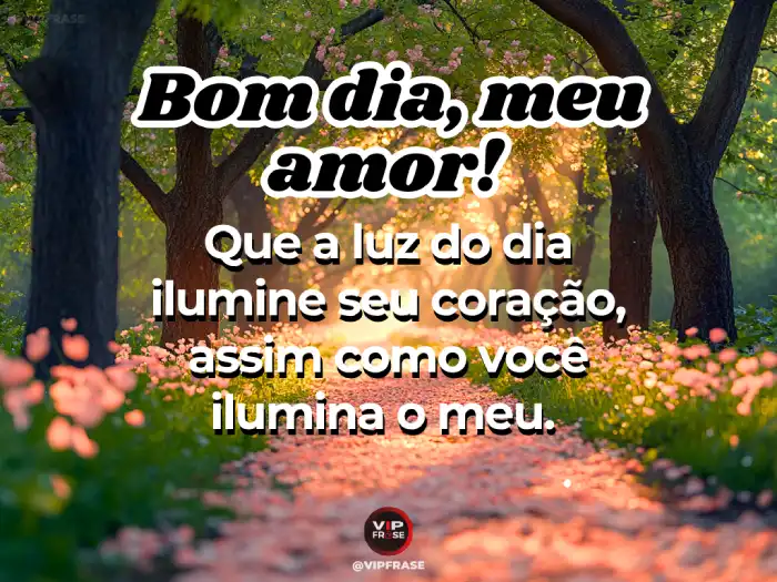 Mensagens de bom dia para o amor: Ilumine o coração do seu amor desde o amanhecer.