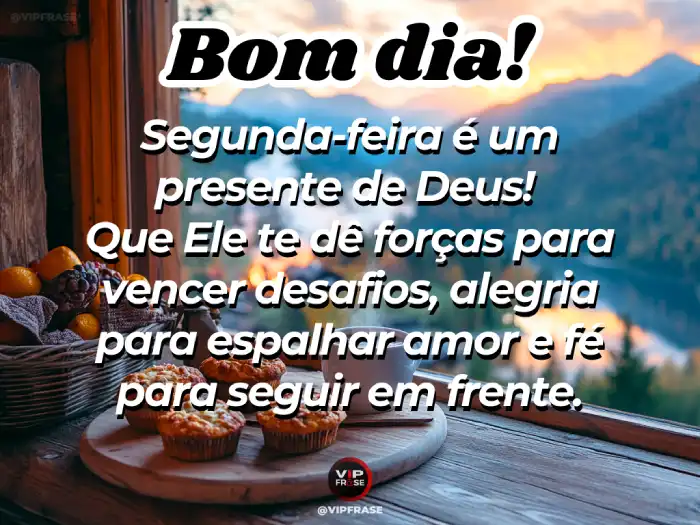 Frase linda como presente de Deus.