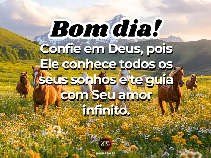 Novas mensagens de bom dia para confiar em Deus e permitir que Ele guie seus sonhos.