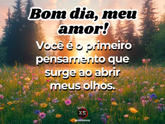 Frases - Amor, Você é o Primeiro Pensamento