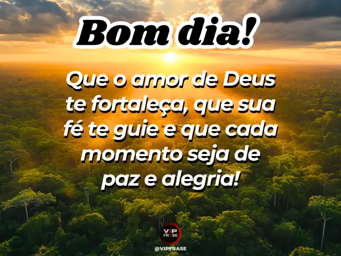 Imagem com abençoado mensagem de bom dia, pedindo que Deus fortaleça, guie e encha seu dia de amor e bênçãos.