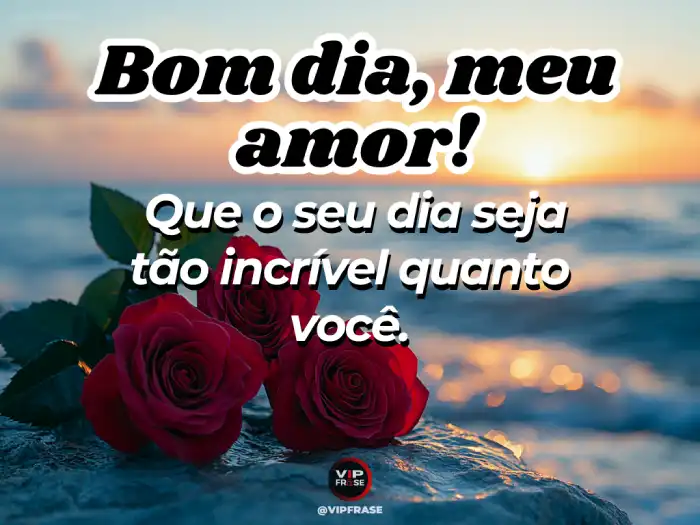 Frase de amor, amor tão incrível quanto você.