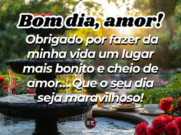 Mensagem de bom dia para namorado maravilhoso.
