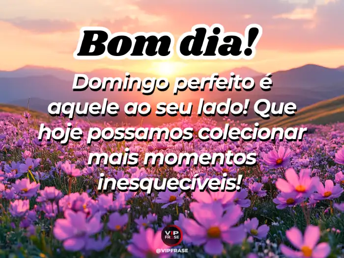 Mensagens de bom dia de domingo para colecionar momentos inesquecíveis e especiais.