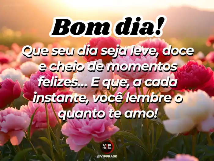 Mensagens de bom dia para alguém especial, celebrando momentos felizes e o amor que compartilhamos.