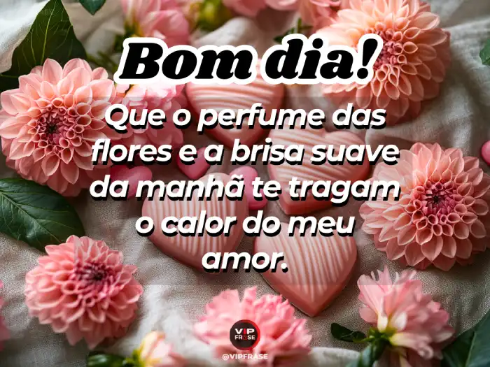 Mensagens de bom dia para conquistar o coração de quem você ama, trazendo o calor do seu amor a cada novo dia.