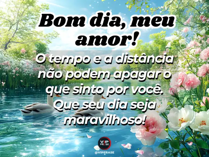 Mensagens de bom dia para namorado que demonstram que a distância não apaga o amor.