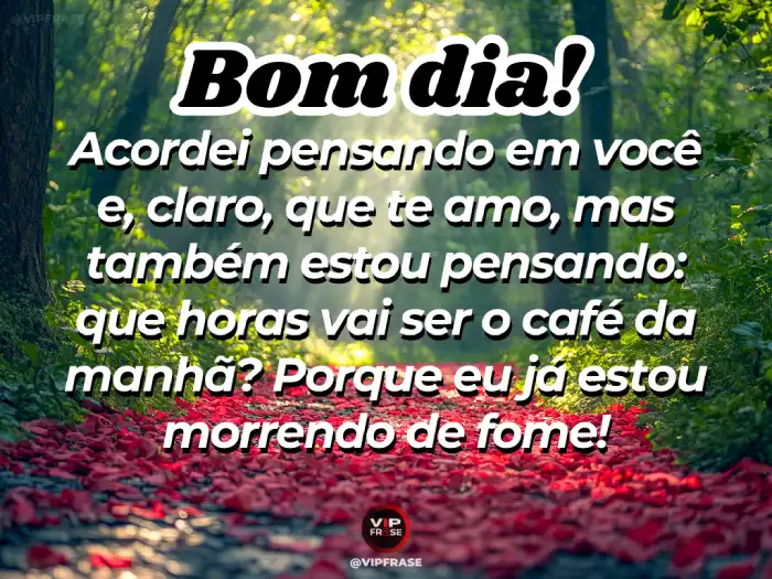 Frases pensando em você e café.