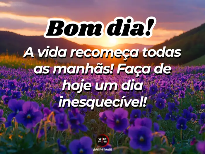 Umas mensagens de bom dia que inspiram recomeços e manhãs inesquecíveis.