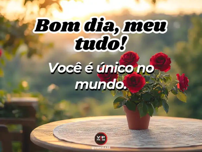 Frase: você é único no mundo e especial em todos os sentidos