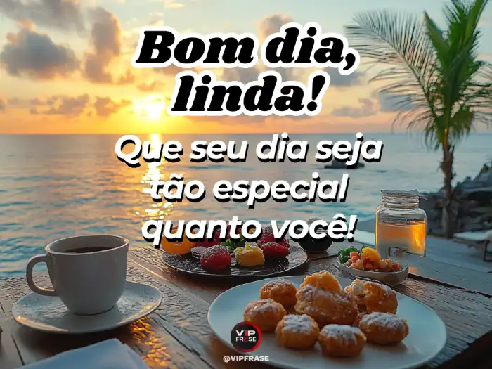 Mensagem de bom dia para amiga especial com fundo floral e texto 'Quanto você vale para mim' em letras elegantes