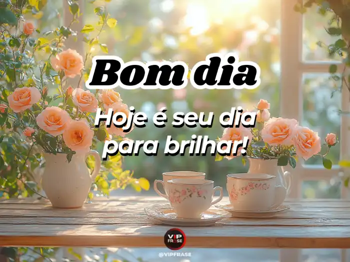 Carinho bom dia mensagem para amigo: hoje é seu dia para brilhar