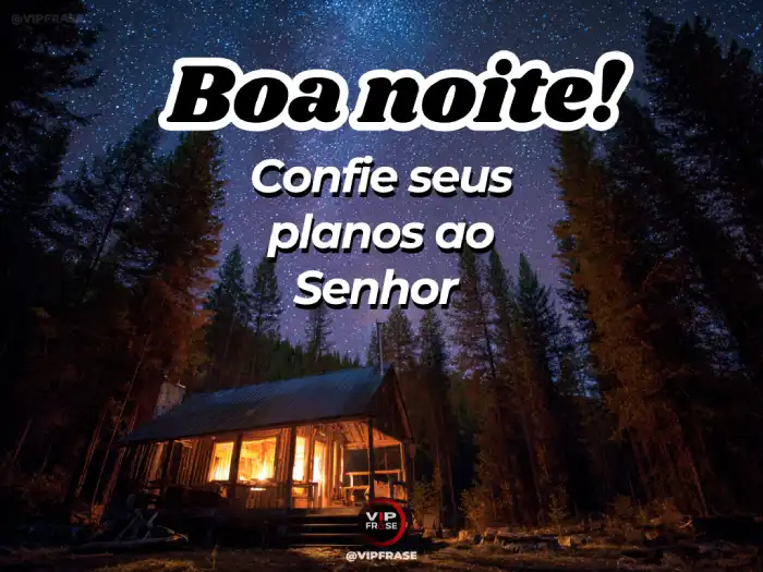 Mensagem, confiando nos planos divinos