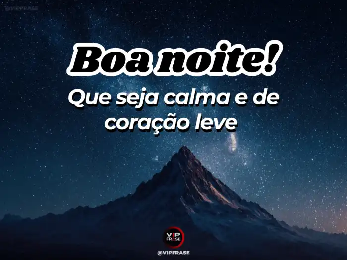 Mensagem de boa noite com frases curtas para stories