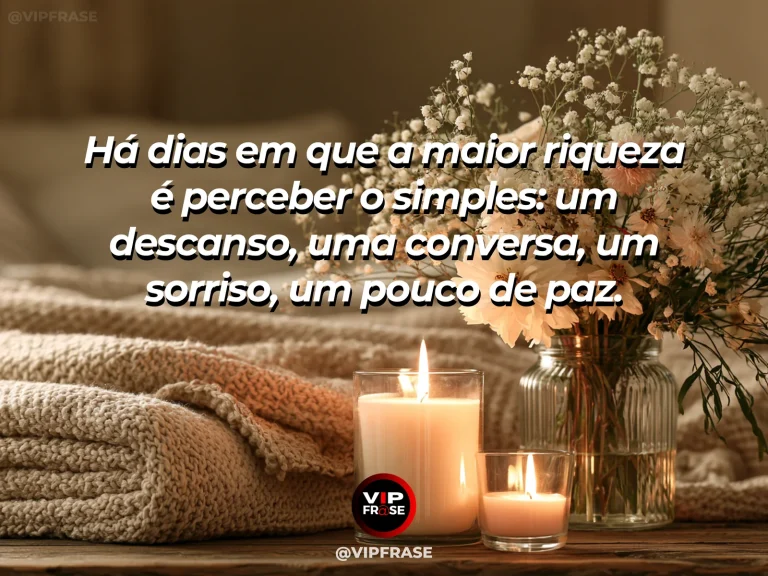 Mensagem de gratidão sobre beleza do simples, com varanda aconchegante com cadeira