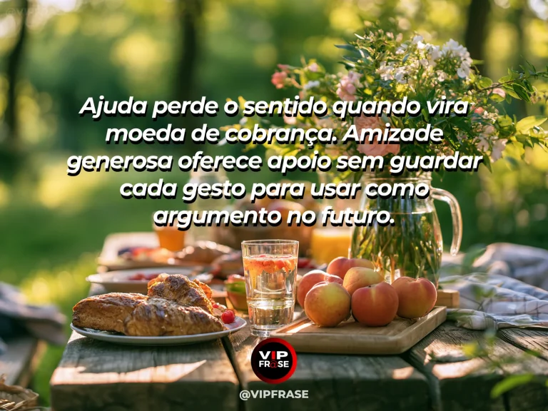 Mensagem sobre amizade, com cena de dois amigos ajudando juntos em uma tarefa doméstica, cooperação simples e espontânea.