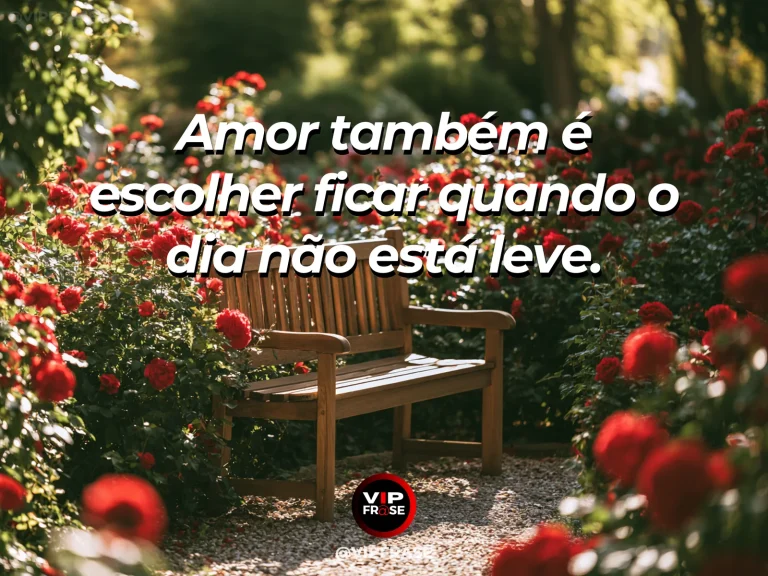 Mensagem curta de amor sobre permanência, com visual minimalista e sensível.