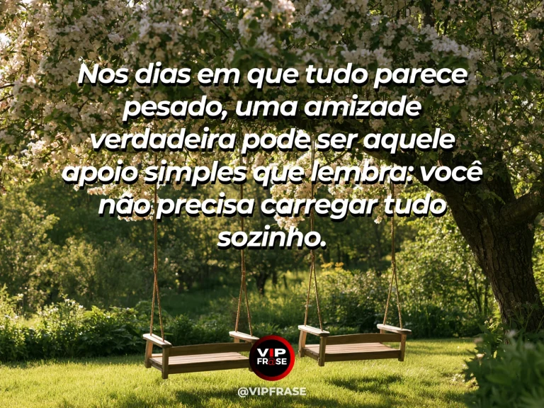Mensagem sobre amizade em cena de one friend gently supporting another on a quiet balcony after a difficult day.