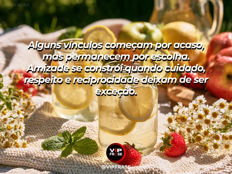 Mensagem de amizade sobre amizade é escolha, cuidado e permanência, em cena de duas pedras equilibradas lado a lado em um jardim zen, simbolizando escolha, reciprocidade e permanência.