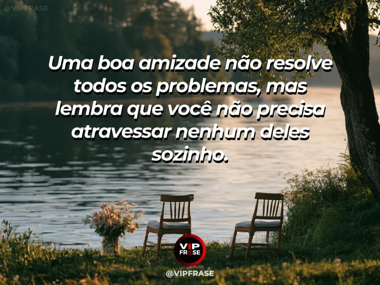 Amigos em um momento de apoio silencioso, simbolizando companhia nos dias difíceis.