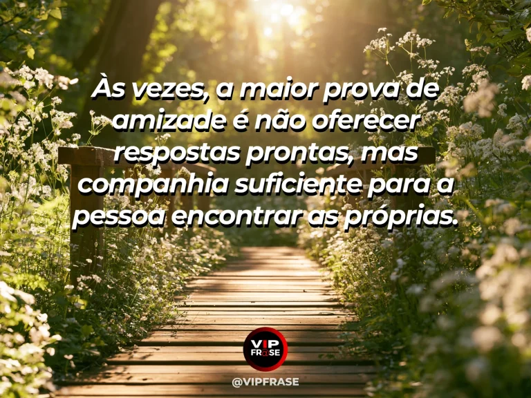 Amigos caminhando perto de uma bifurcação, simbolizando companhia sem impor respostas.