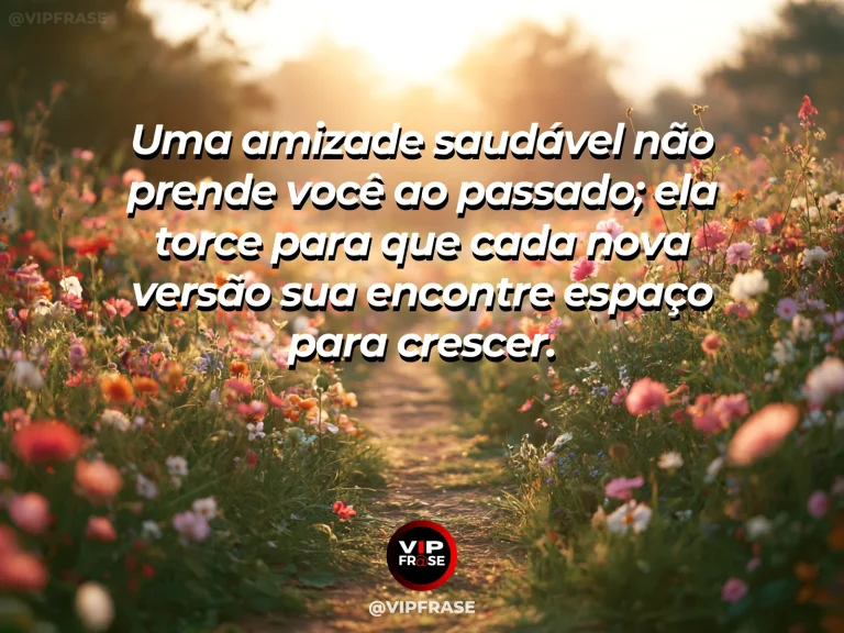 Amigos caminhando rumo a um horizonte aberto, simbolizando crescimento apoiado pela amizade.