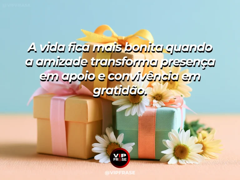 Frase sobre amizade com duas mãos segurando uma pequena muda recém-plantada.