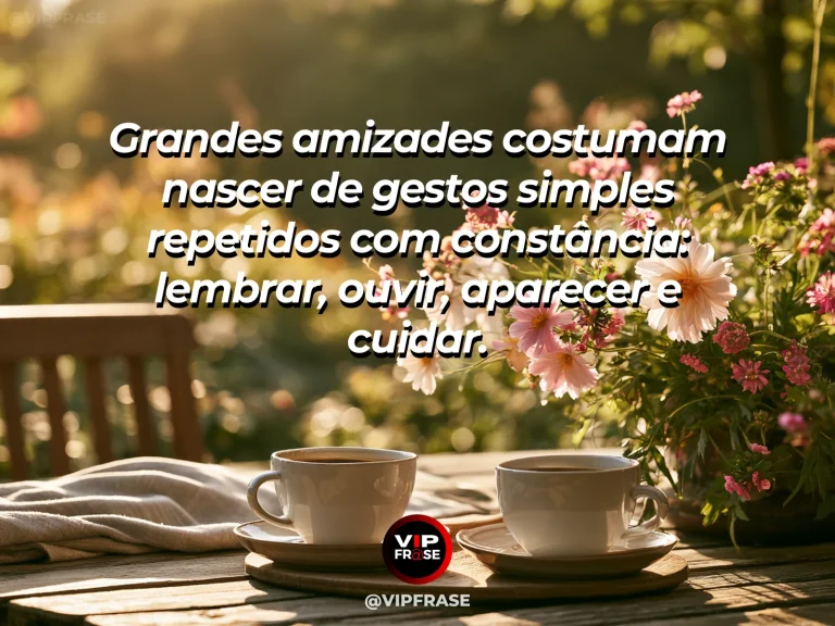 Arte sobre amizade: sequência visual sugerida em uma única cena cotidiana de amigos compartilhando café e atenção genuína.