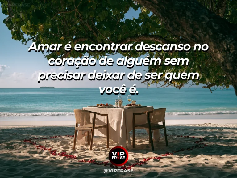 Frase sobre amor, com duas poltronas junto a uma janela.