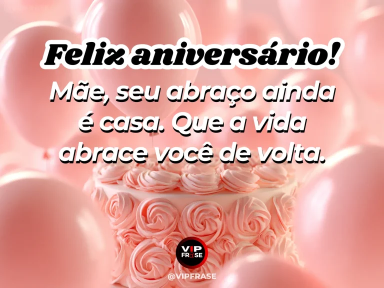 Mensagem de aniversário para mãe sobre carinho e paz, com poltrona e manta acolhedora