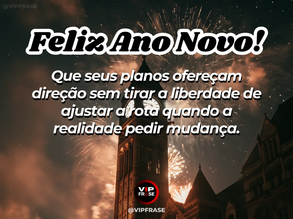 Frase de Ano Novo sobre sabedoria, com cenário inspirador e acolhedor.