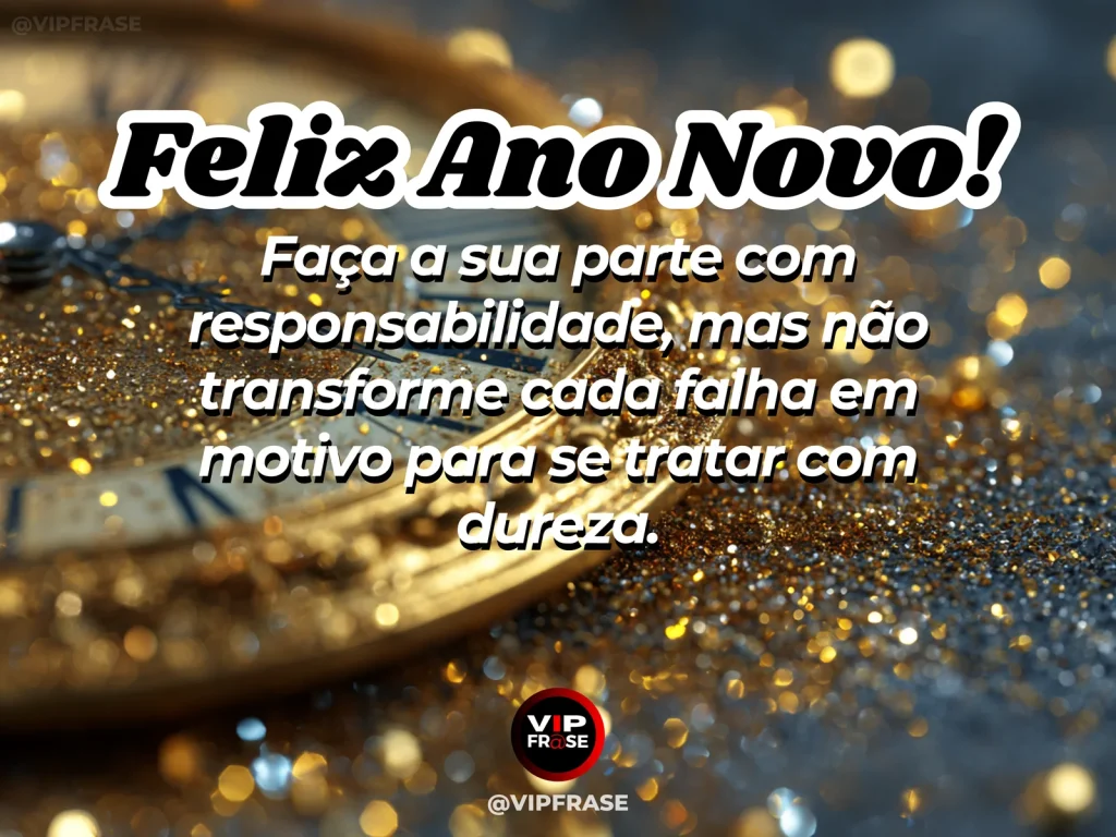Frase de Ano Novo sobre autoestima, sabedoria, em cena serena com mesa organizada e luz suave, com sensação de ordem sem rigidez.