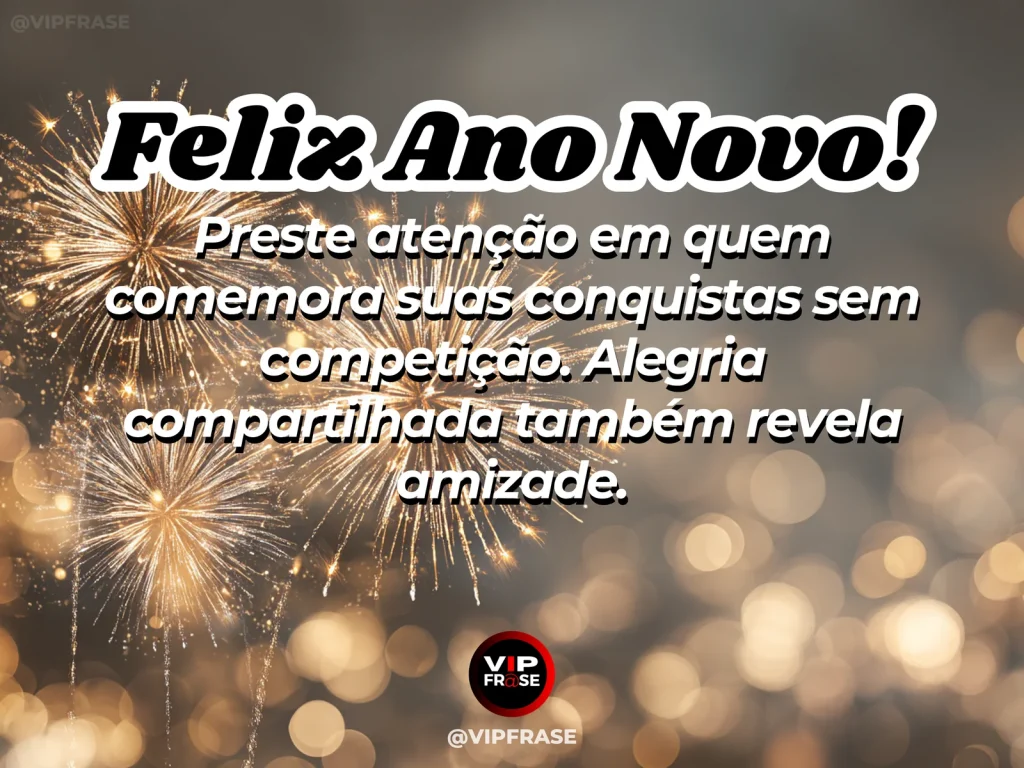 Frase de Ano Novo sobre amizade, gratidao, em cena serena com luzes delicadas e duas xícaras próximas, com clima de amizade sincera.