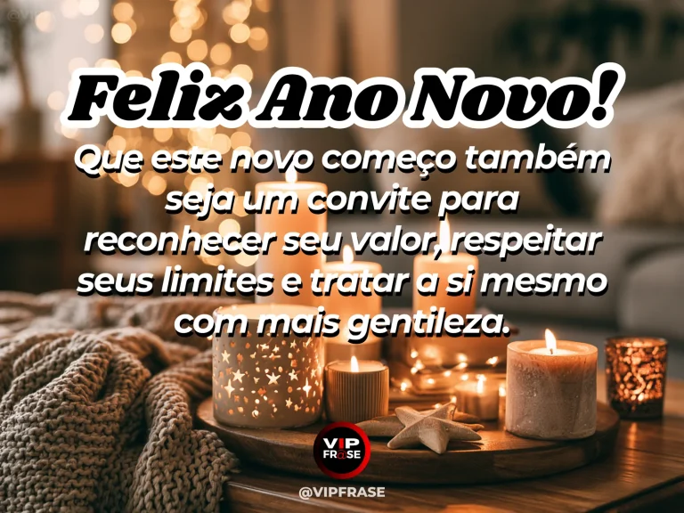 Mensagem de Ano Novo sobre autoestima e recomeco, com janela ampla com luz suave e uma poltrona elegante voltada para o exterior.
