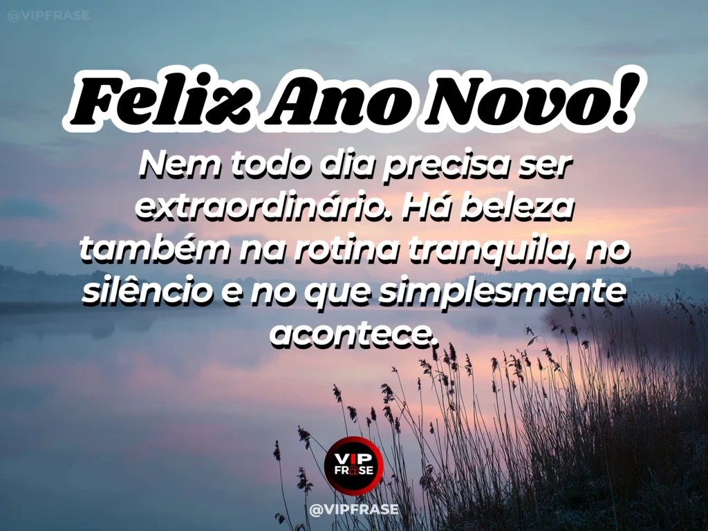 Frase de Ano Novo sobre vida, paz, em cena serena com janela com cortina leve, luz serena e ambiente silencioso.
