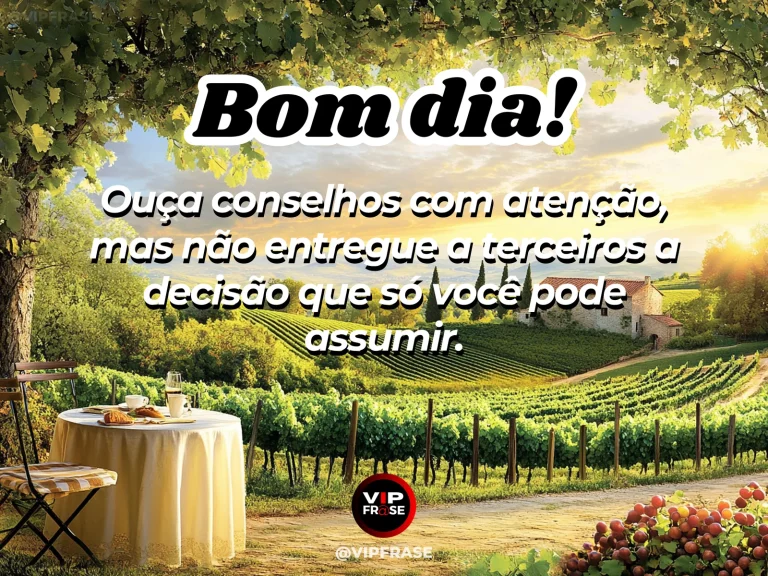 Frase de bom dia sobre confianca, com uma bifurcação de caminho diante de um horizonte iluminado.