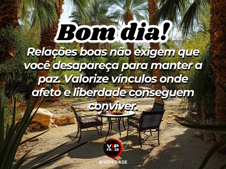 mensagem de bom dia sobre carinho e autoestima, com ambiente leve e luz suave de manhã