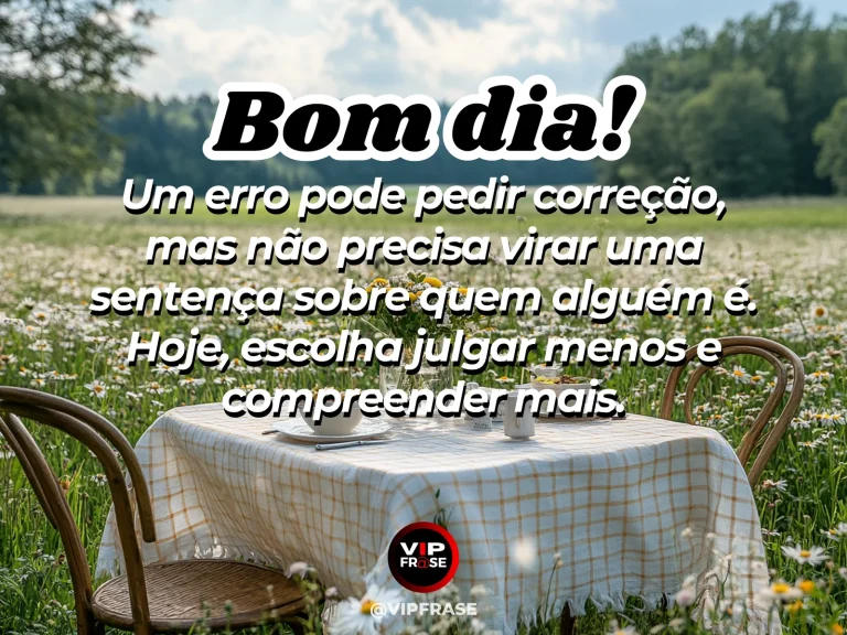 Mensagem de bom dia sobre perdão e sabedoria, com papel sendo cuidadosamente alisado.