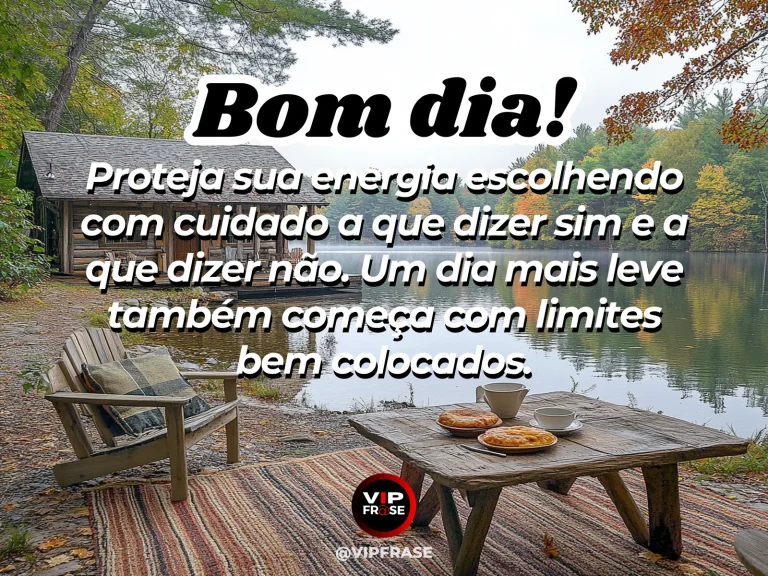 Mensagem de bom dia sobre sabedoria e limites, com porta iluminada pela manhã.